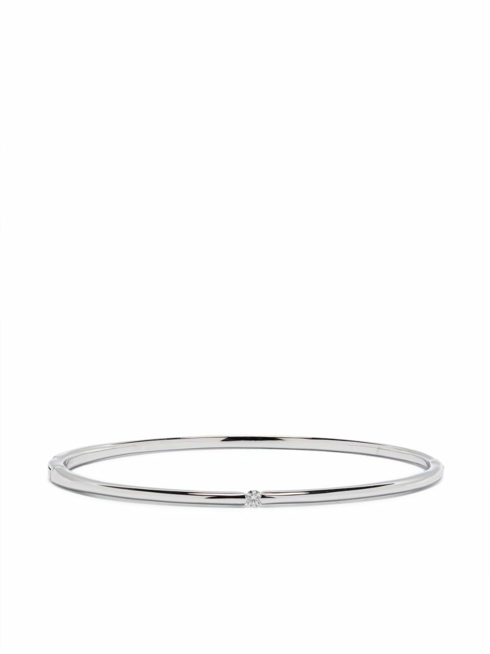 Persée 18kt White Gold Zeus Diamond Bangle Bracelet
