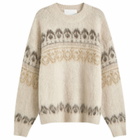 Isabel Marant Men's Dullyh Mohair Jumper in Khaki
