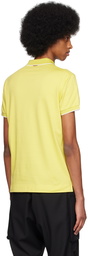 ZEGNA Yellow Embroidered Polo