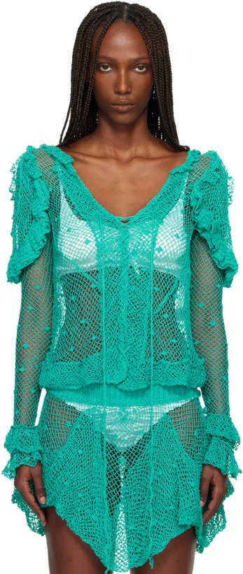 Photo: Judy Turner Blue Lucrezia Blouse