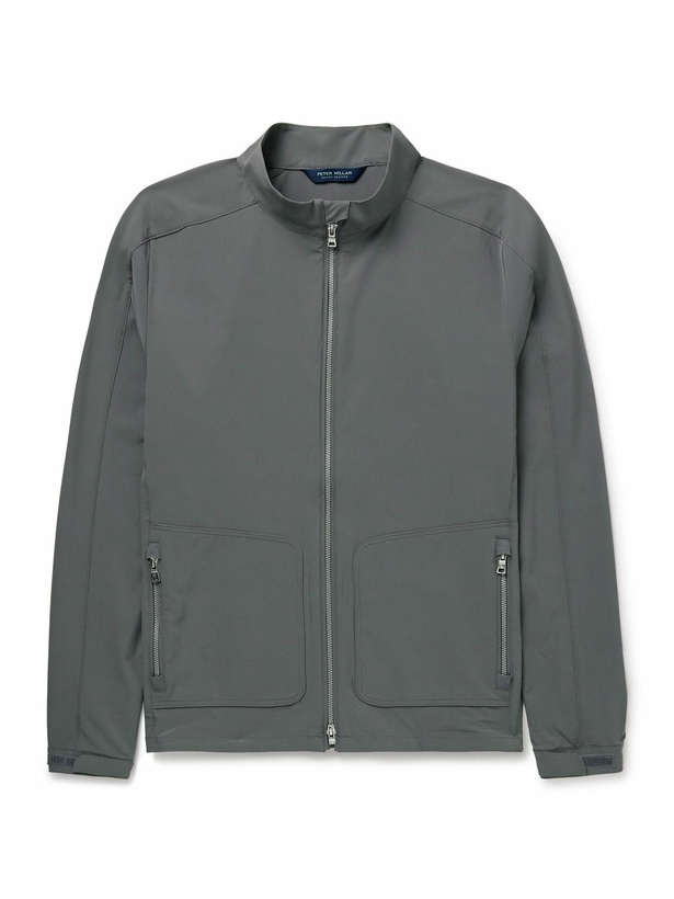 Photo: Peter Millar - Contour Stretch Recycled-Shell Jacket - Gray