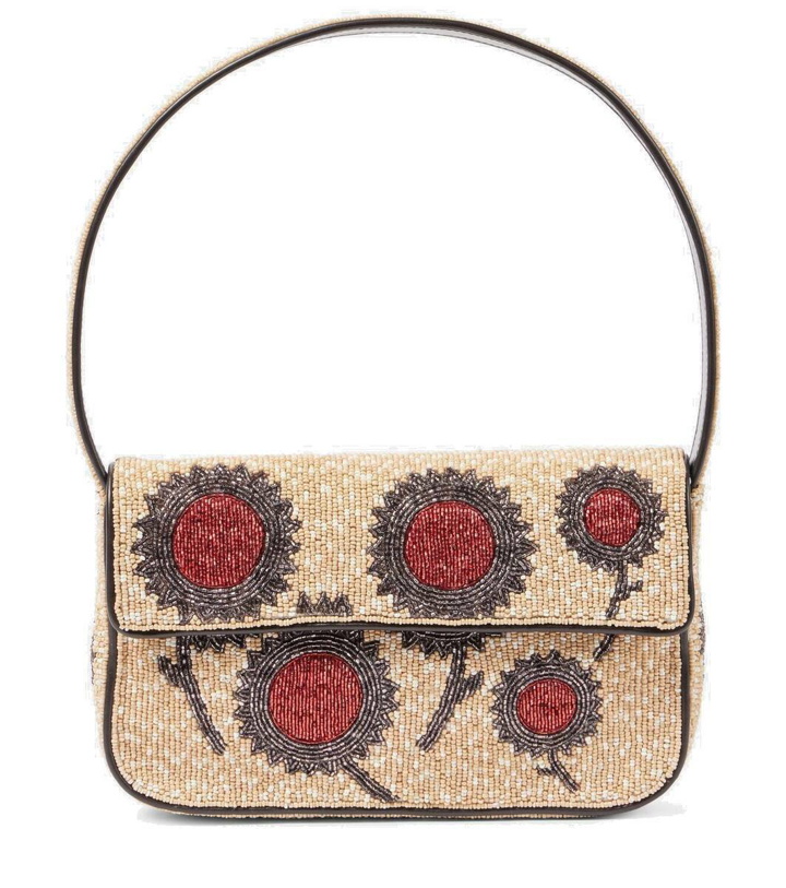 Photo: Staud Tommy beaded tote bag