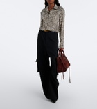 Balenciaga Le City Medium leather top-handle bag