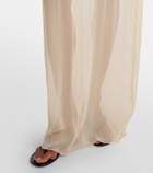 Aya Muse Calla cutout ribbed maxi dress