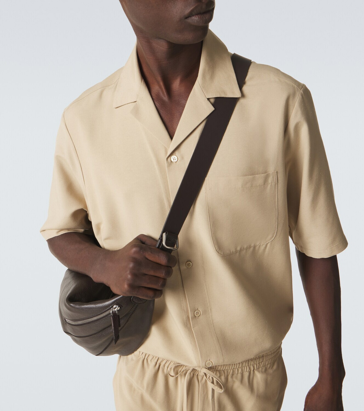Le Kasha Silk bowling shirt