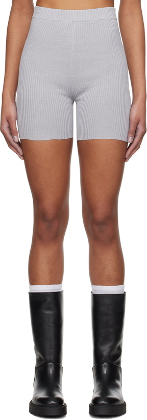 Photo: Rier Gray Knit Shorts