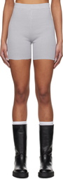 Rier Gray Knit Shorts