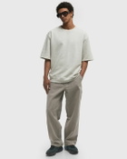 Les Deux Sully Patch SS Sweatshirt Grey Mens Shortsleefe
