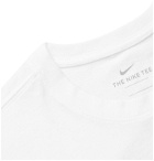 Nike - Printed Cotton-Jersey T-Shirt - White