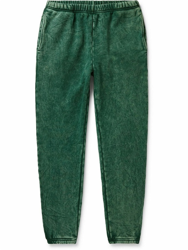 Photo: Les Tien - Tapered Cotton-Jersey Sweatpants - Green