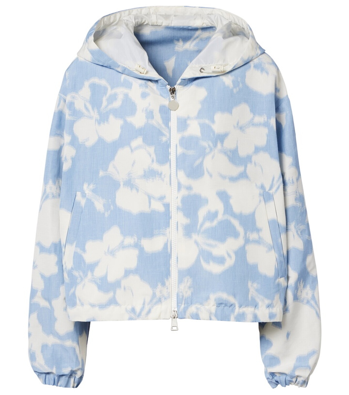 Photo: Moncler Noisetier floral hooded jacket