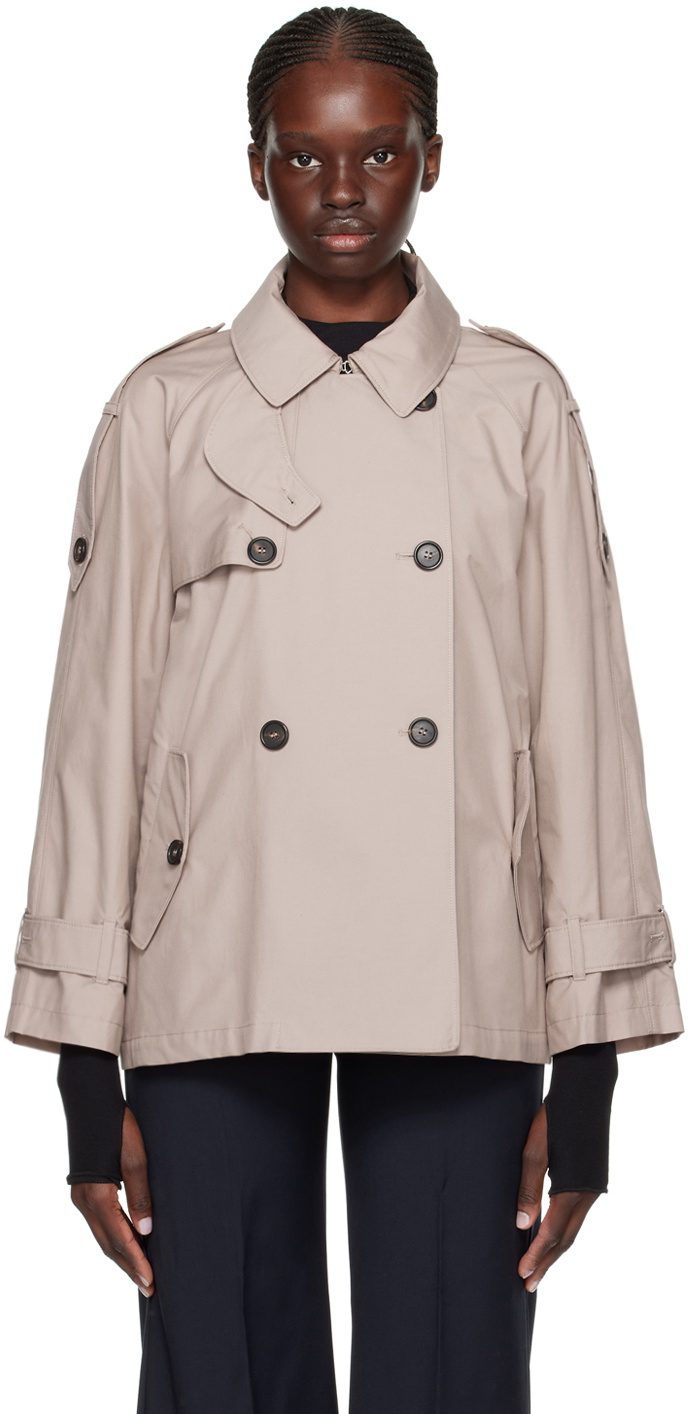 Max Mara Brown Dtrench Jacket Max Mara