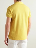 Polo Ralph Lauren - Slim-Fit Logo-Embroidered Cotton-Piqué Polo Shirt - Yellow