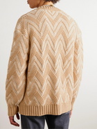 Missoni - Chevron Wool Cardigan - Neutrals