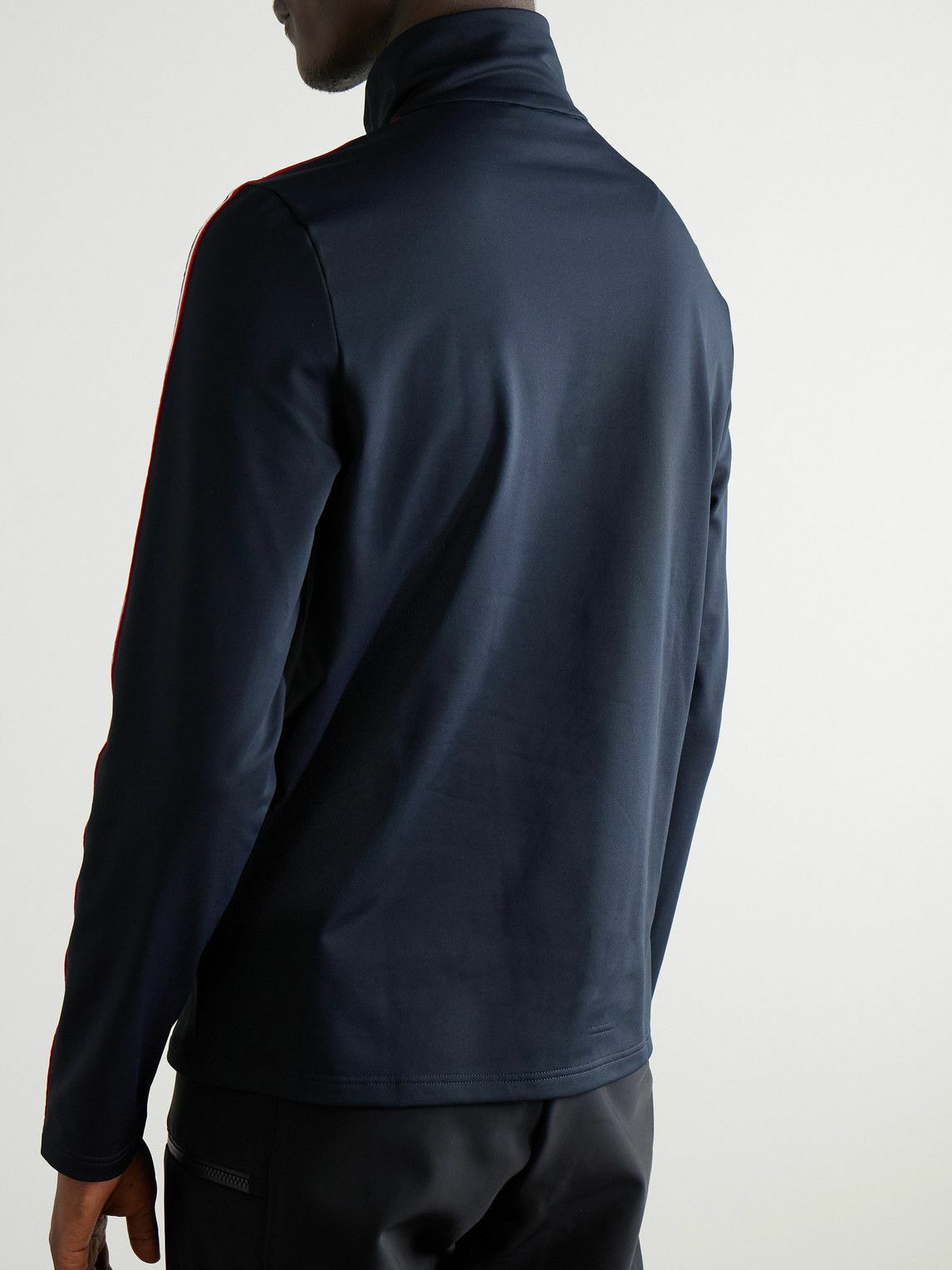 Fusalp - Mario III Logo-Appliquéd Stretch-Jersey Base Layer - Blue