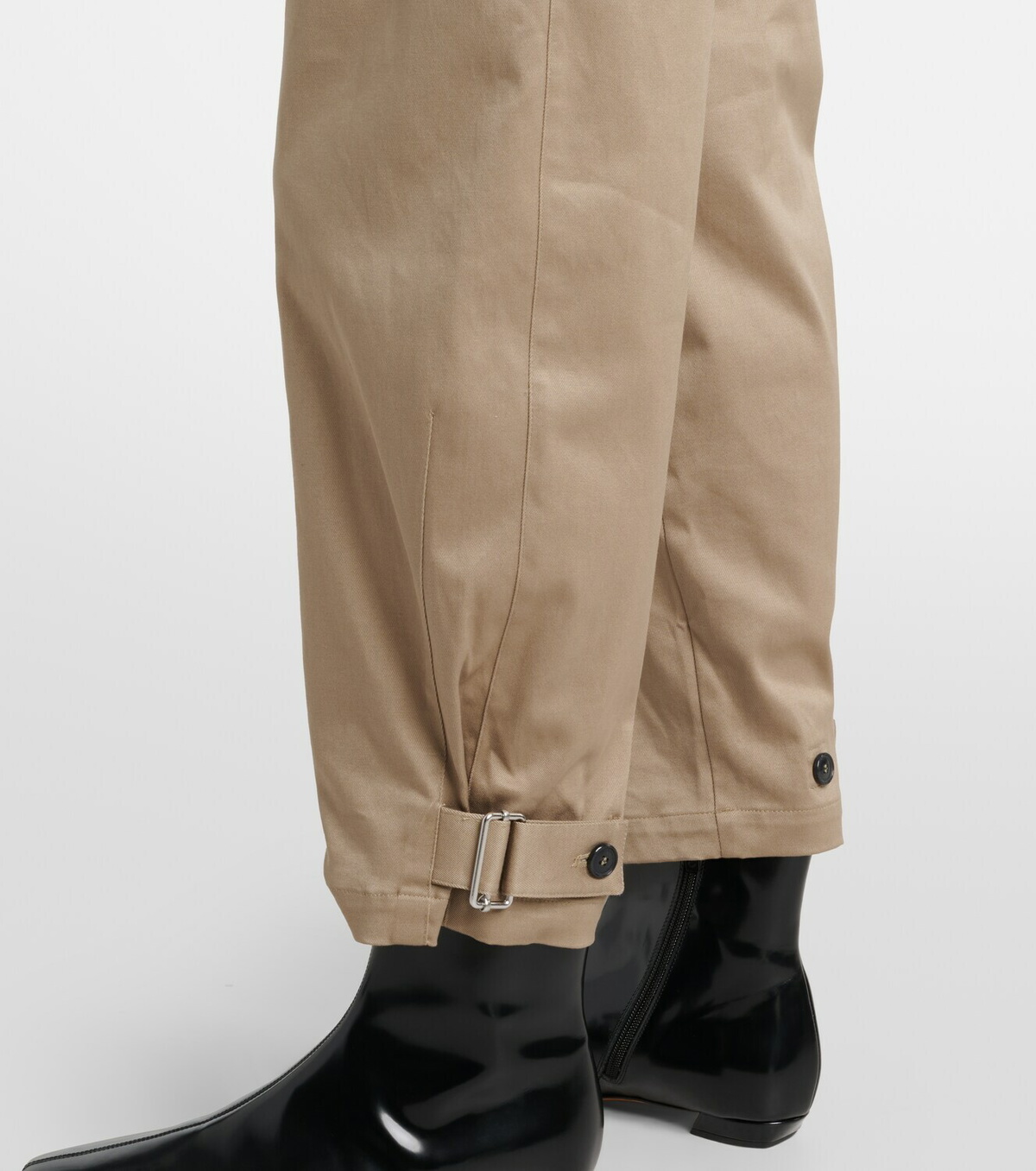 Proenza Schouler Serene cotton barrel-leg pants