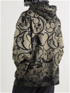Givenchy - Chito Printed Cotton-Jersey Hoodie - Green