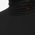 Raf Simons Men's Roll Neck in Black/Red