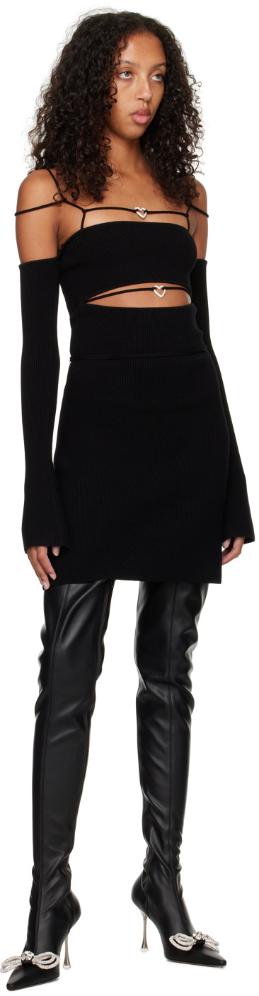 MACH & MACH Black Stormi Minidress