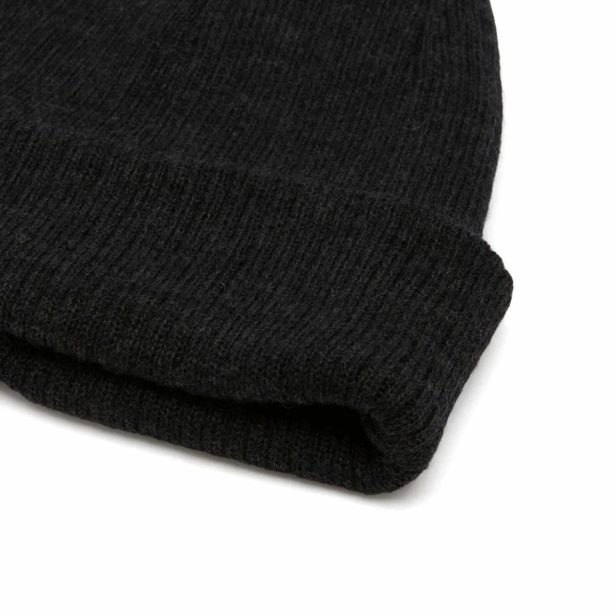 Snow Peak Men's Rib Knit Beanie in Black 