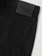 DRKSHDW by Rick Owens - Double-Knee Geth Wide-Leg Selvedge Jeans - Black