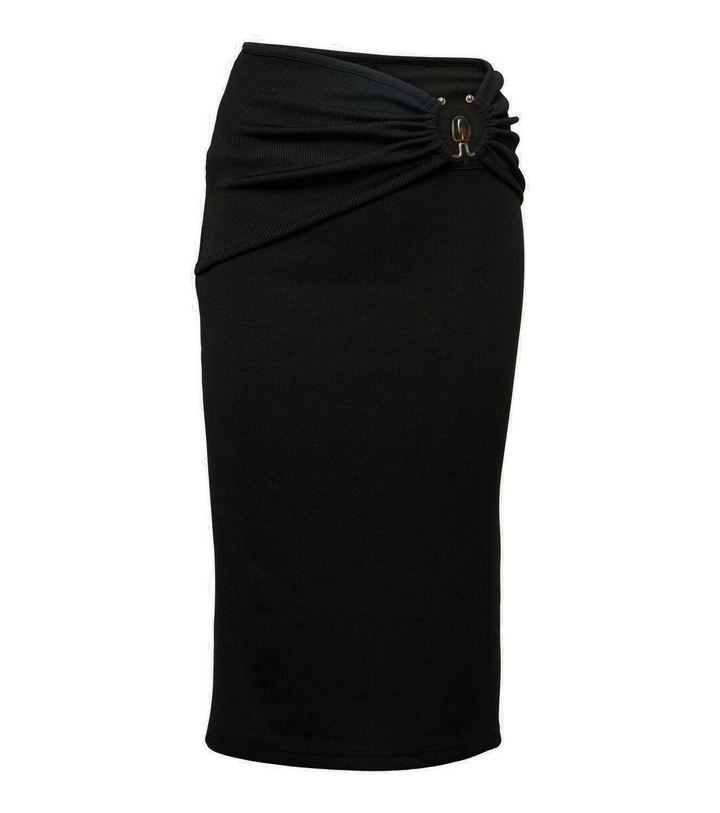 Photo: Christopher Esber Orbit ribbed-knit midi skirt