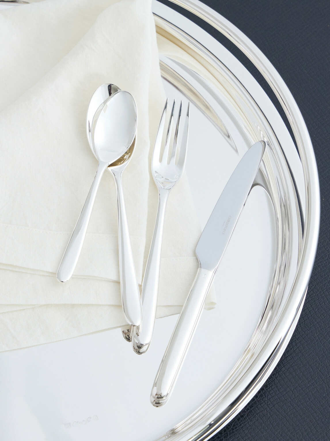 Christofle - MOOD Easy Silver-Plated Flatware Set with Case