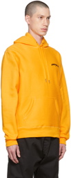 Cowgirl Blue Co Yellow Script Hoodie