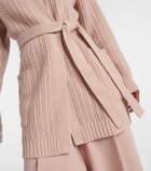 Max Mara Belted wool and cashmere cardigan
