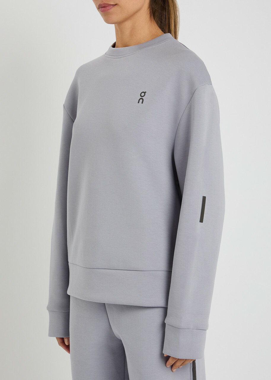 ON Focus Tech Stretch-jersey Sweatshirt Lilac
