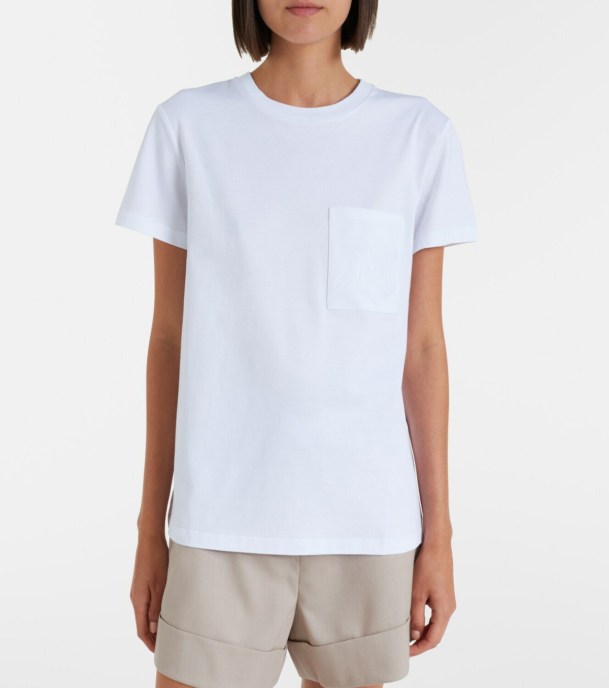 Max Mara Monogram cotton jersey T-shirt