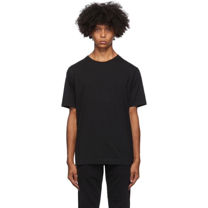 Photo: Dries Van Noten Black Round Collar T-Shirt