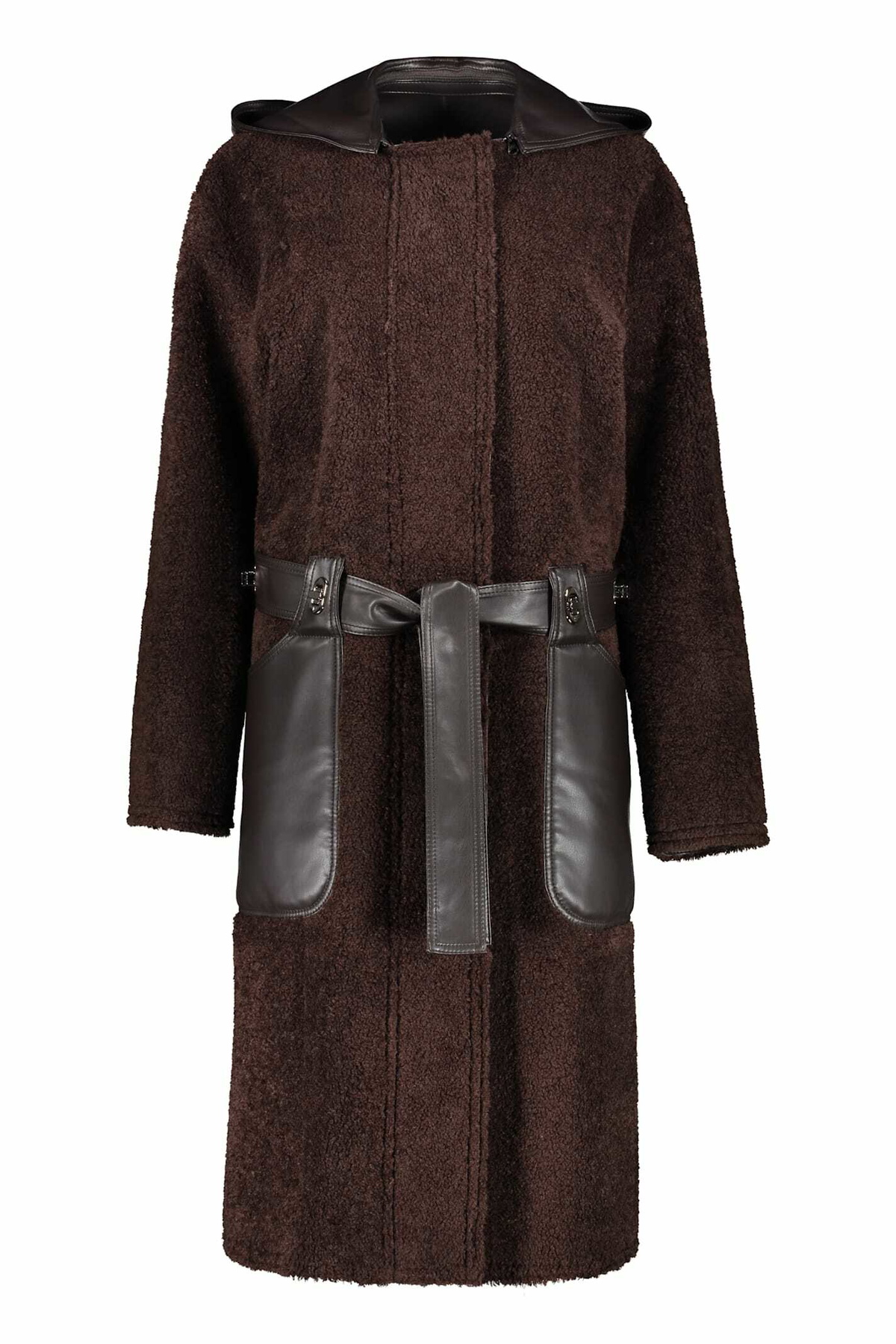 ダウンジャケット・コート ^LOW CLASSIC^ CURVE SLEEVE COAT DARK BROWN LOW21FW-CT13DB LOW CLASSIC^ CURVE SLEEVE COAT DARK BROWN LOW21FW-CT13DB