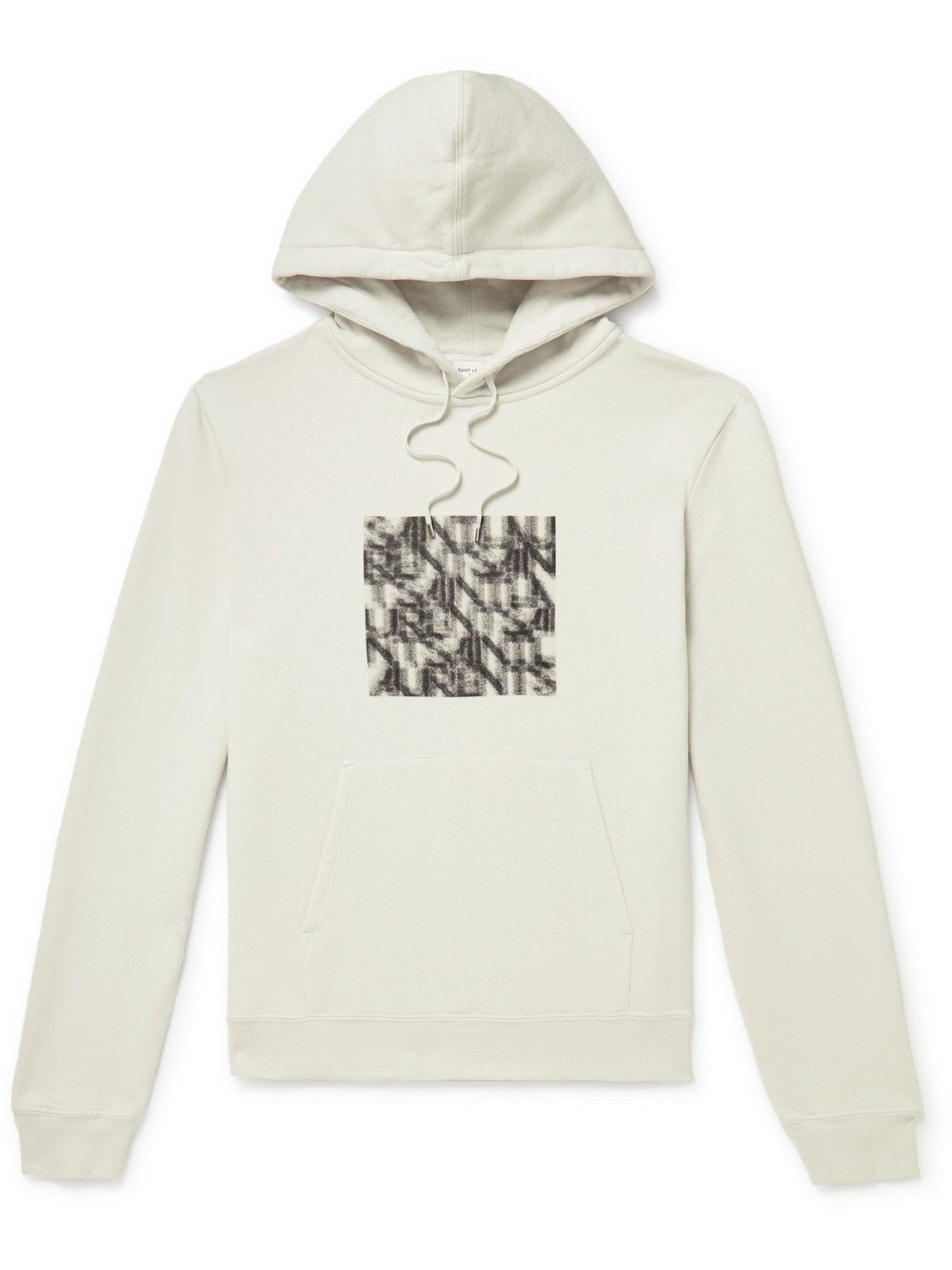 Saint laurent clearance box logo hoodie