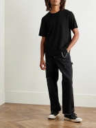 God's True Cashmere - Bubble Distressed Cashmere-Gauze T-Shirt - Black