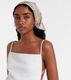 Calvin Klein Collection Lorelai floral silk scarf