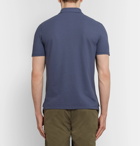 Incotex - Slim-Fit Cotton Polo Shirt - Men - Blue