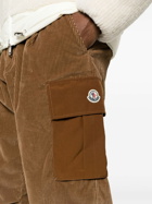 MONCLER - Ribbed Cargo Trousers