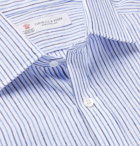 Turnbull & Asser - Striped Linen Shirt - Blue