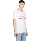 Gucci White Classic Logo T-Shirt