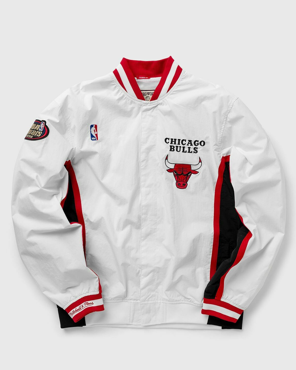 Mitchell & Ness NBA AUTHENTIC WARM UP FINALS JACKET CHICAGO BULLS 1997-98 White Mens College Jackets/Team Jacket