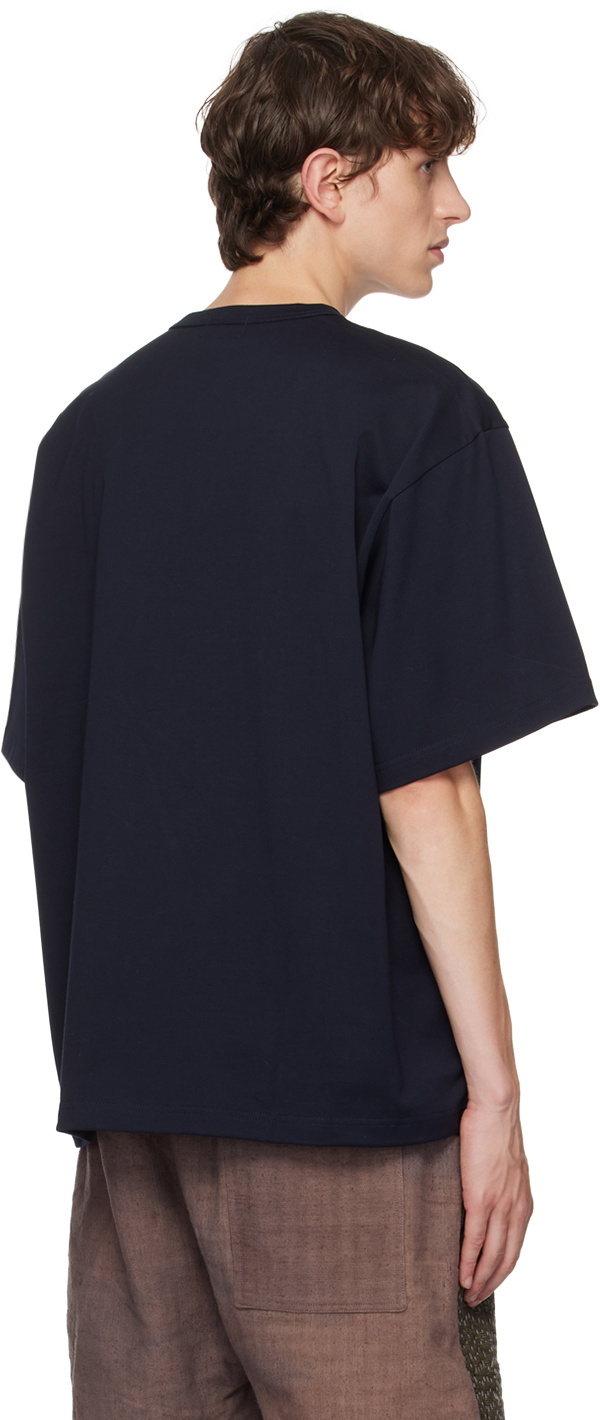 kolor Navy Printed T-Shirt