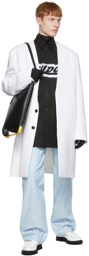 We11done White Polyester Coat