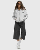 Sporty & Rich Yale Classic Zip Hoodie Grey Womens Hoodies/Zipper