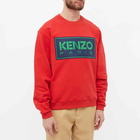 Kenzo Men's Box Logo Crew Sweat in Medium Red