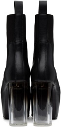 Rick Owens Black Grilled Boots