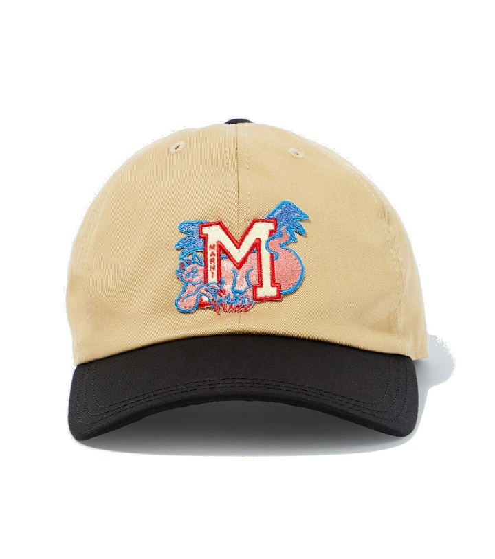 Photo: Marni - Logo cotton baseball cap