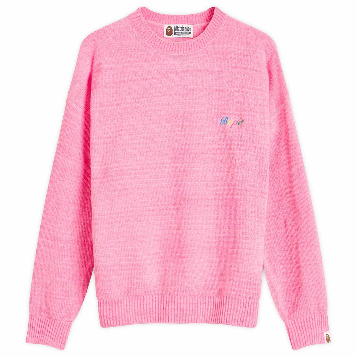 A Bathing Ape Women's Bape Knit Jumper in Pink 