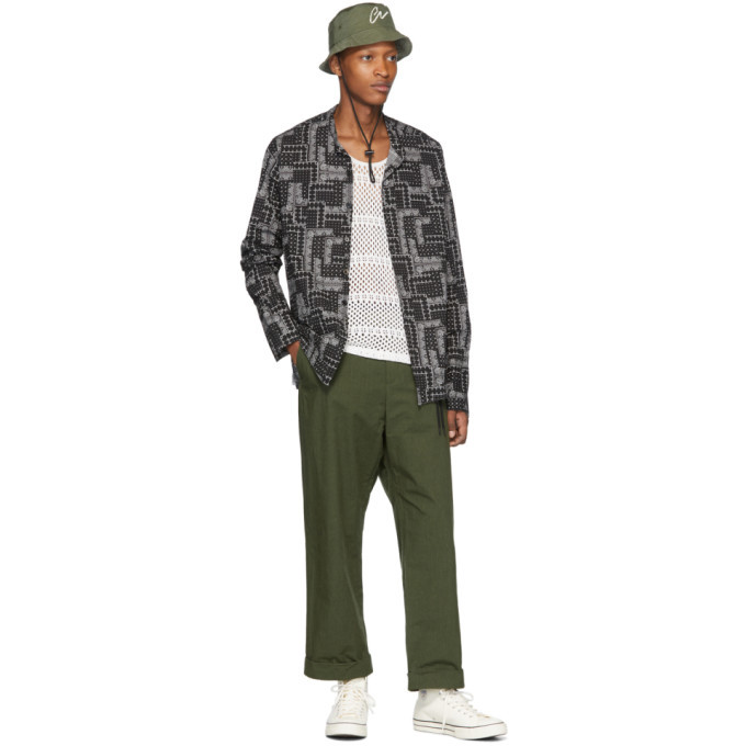 Greg Lauren Black Paisley Shirt Greg Lauren