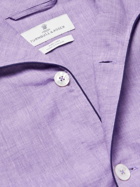 Turnbull & Asser - Modern Linen Pyjama Set - Purple